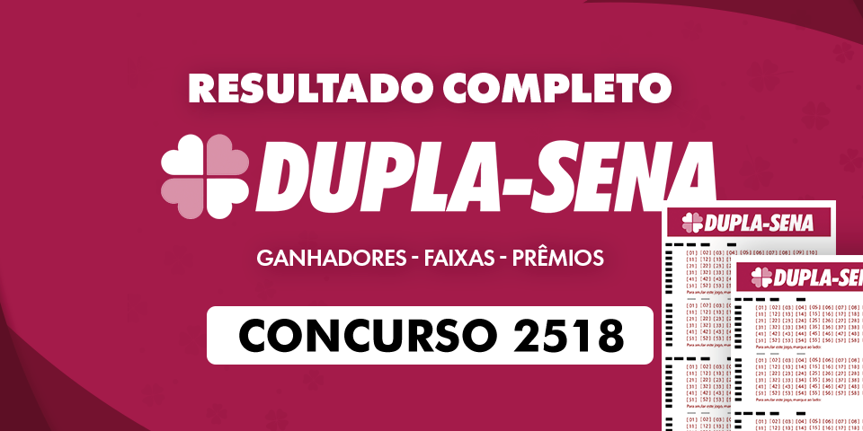 Concurso Dupla Sena 2518