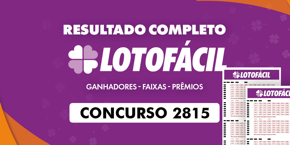 Concurso Lotofácil 2815