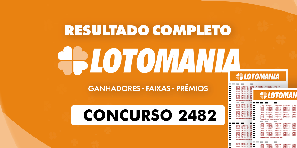 Concurso Lotomania 2482