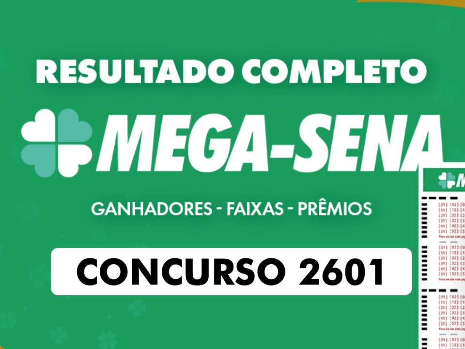 Concurso Mega-Sena 2601