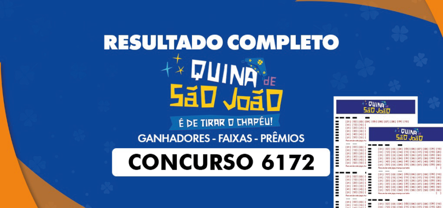 Concurso Quina 6172