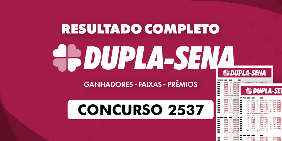 Concurso Dupla Sena 2537