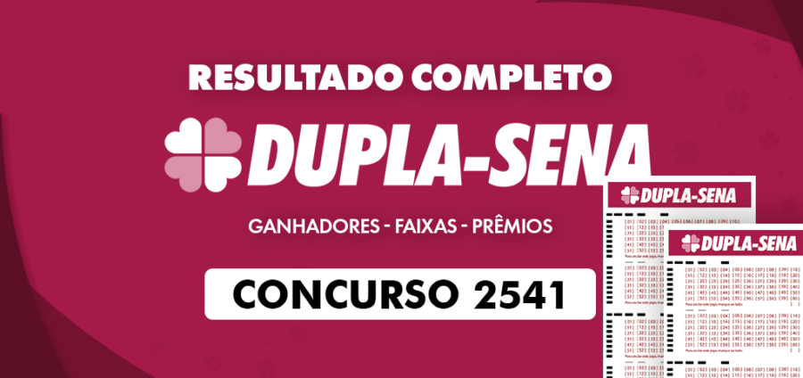 Concurso Dupla Sena 2541