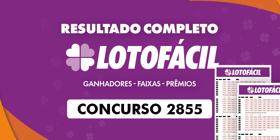 Concurso Lotofácil 2855