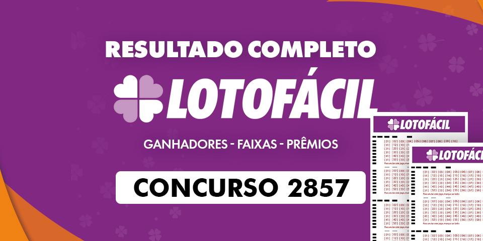 Concurso Lotofácil 2857