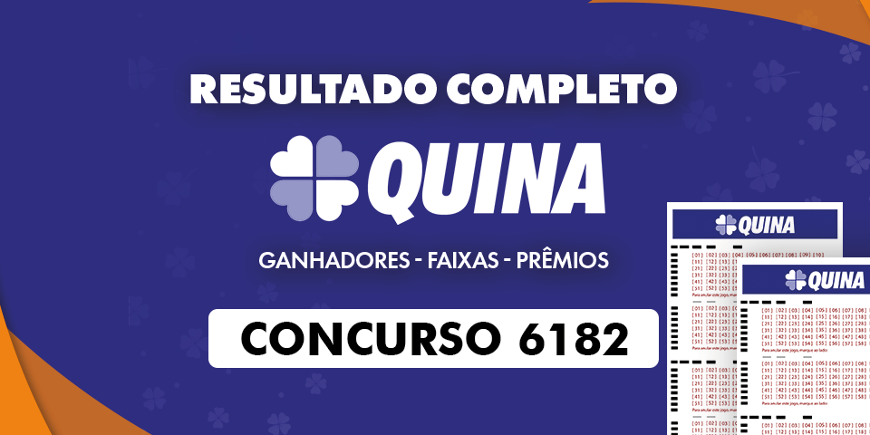 Concurso Quina 6182