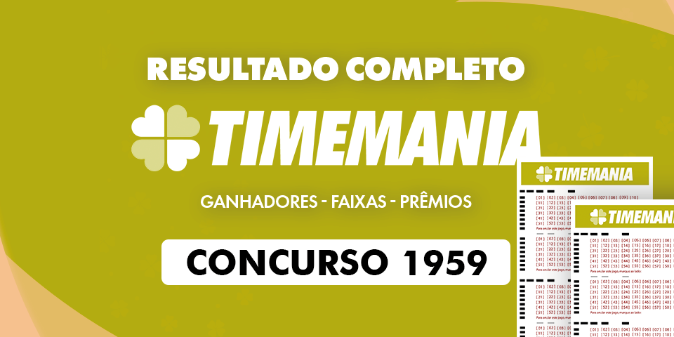 Concurso Timemania 1959