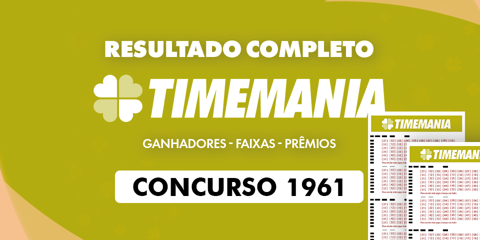 Concurso Timemania 1961