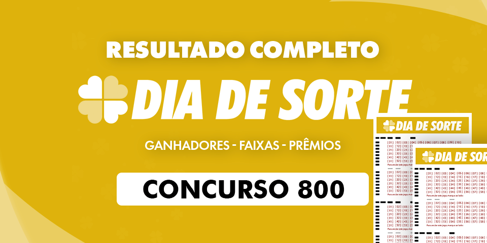 Concurso Dia De Sorte 800