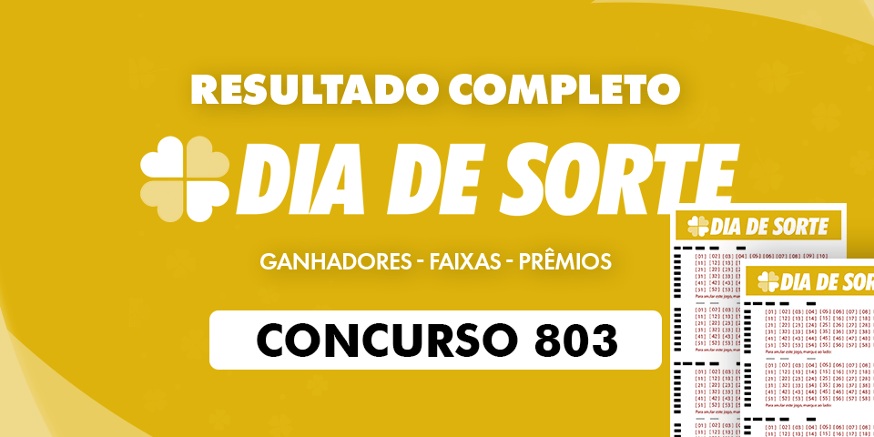 Concurso Dia De Sorte 803