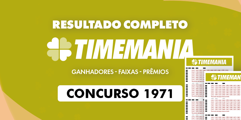 Concurso Timemania 1971