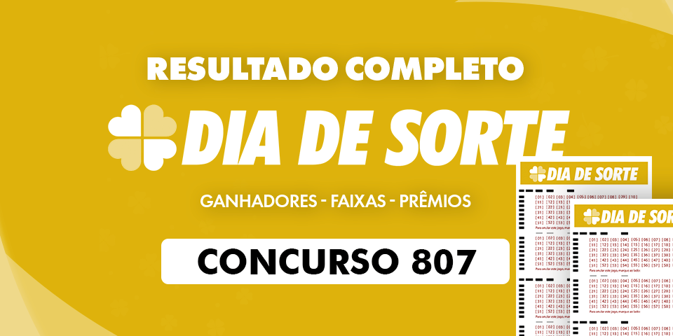 Concurso Dia De Sorte 807