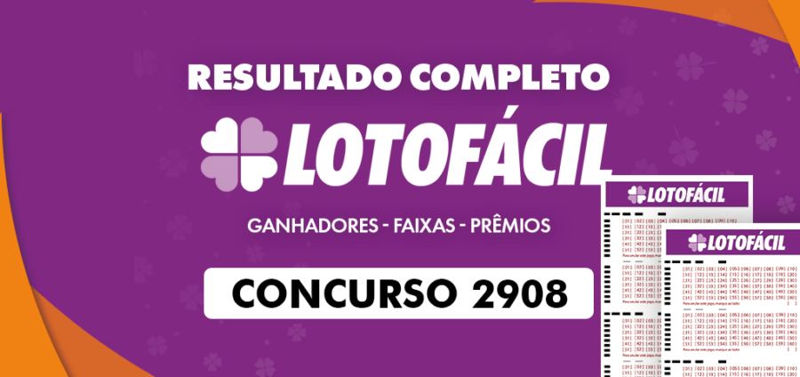 Concurso Lotofácil 2908