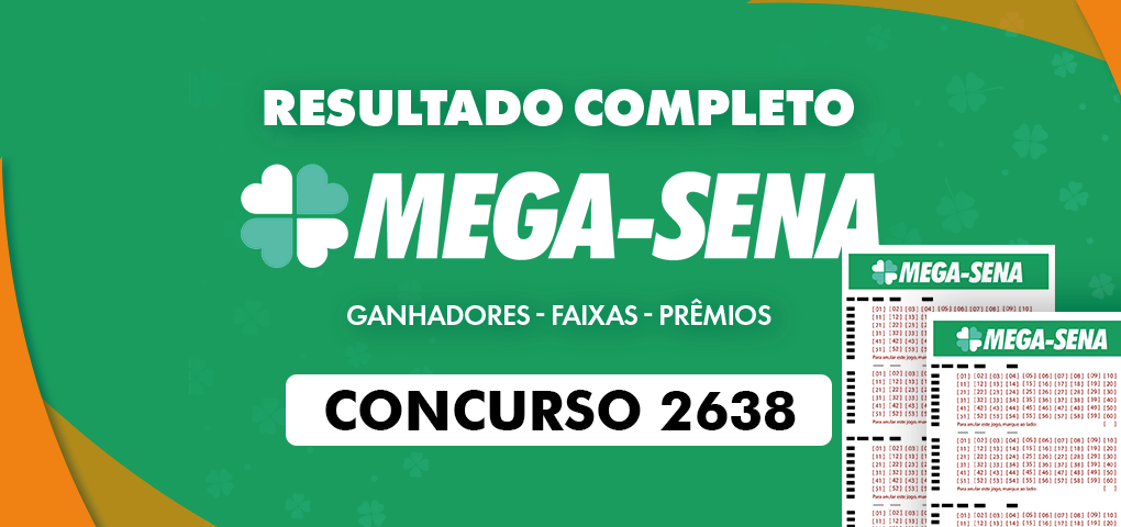 Resultado da Mega-Sena 2638 desta quinta-feira (28/09)