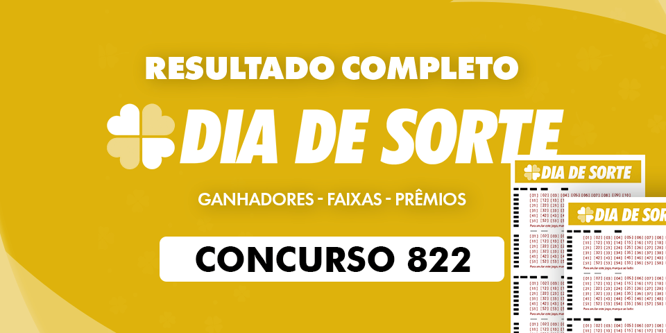 Concurso Dia De Sorte 822