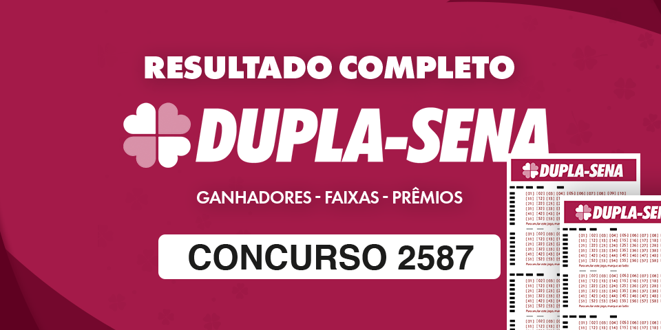 Resultado Dupla-Sena 2587-01