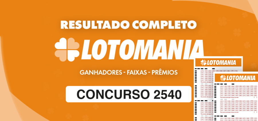 Resultado Lotomania 2540