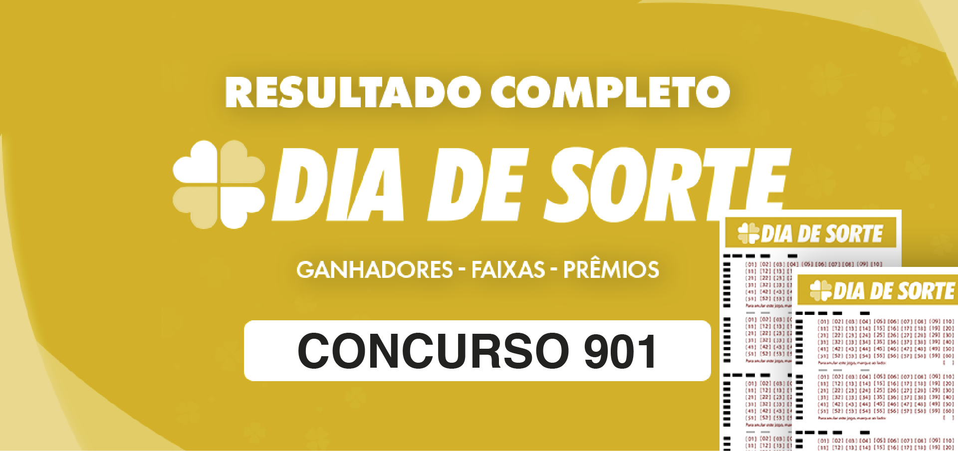 Os 10 últimos resultados do dia de sorte