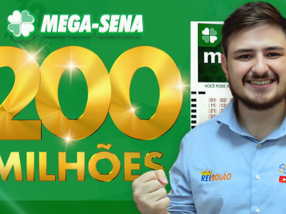 Mega Sena 2795 Acumulada 200 Milhoes💰 Boloes Ate 20 Dezenas