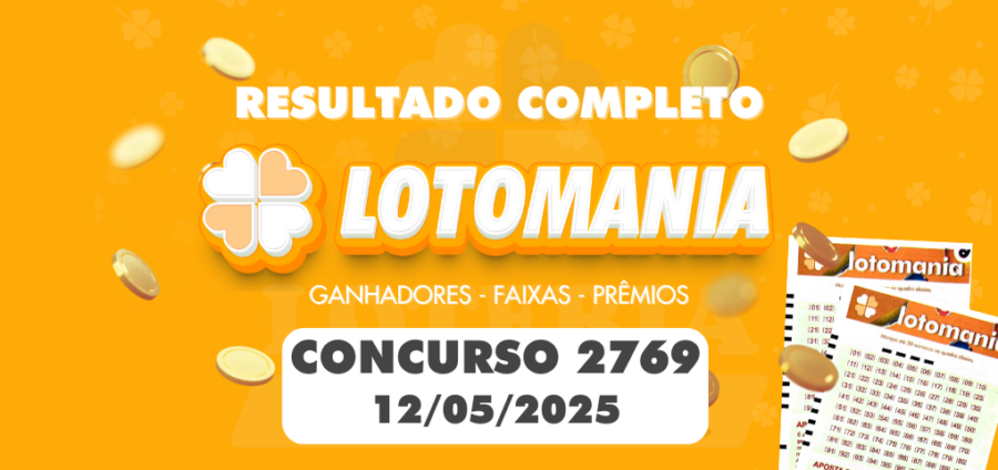 Resultado Lotomania 2769 com dicas para apostar em grupo com a Loteria Aldeota