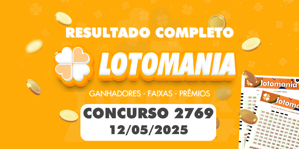 Resultado Lotomania 2769 com dicas para apostar em grupo com a Loteria Aldeota